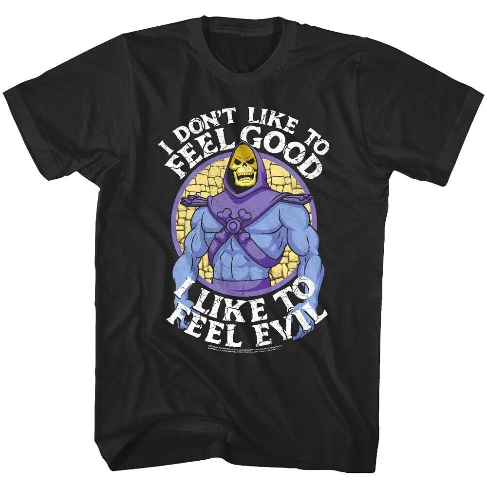 Skeletor I Like To Feel Evil T Shirt